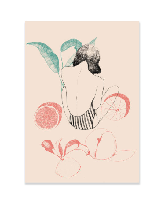 Carte & Affiche • La fille aux Fruits – Image 3