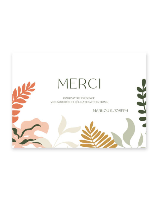 Carte remerciement • Florescence – Image 3