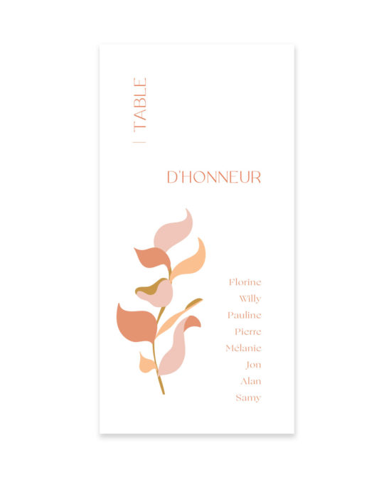 Plan de table • Nude