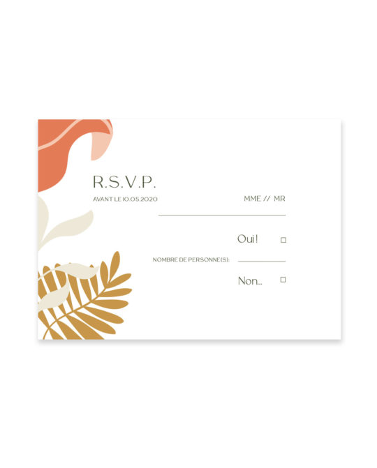 Carte RSVP • Florescence – Image 3