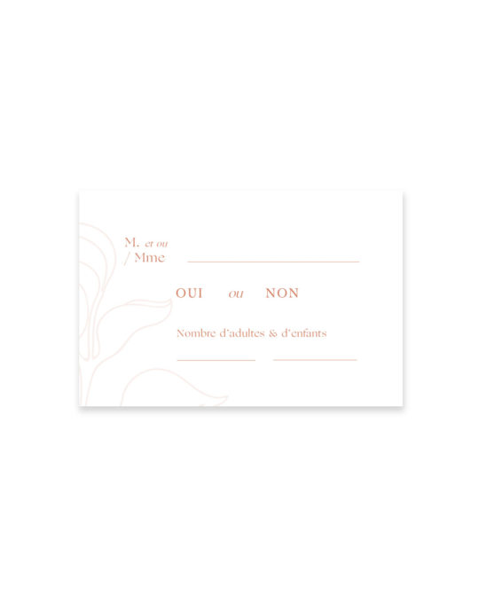 Carte RSVP • Nude – Image 3