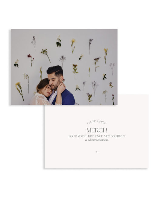 Carte remerciement • Rivage