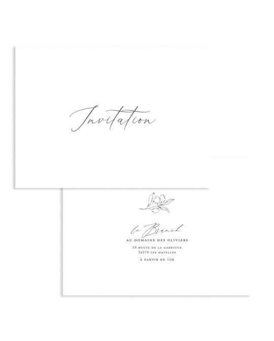 Invitation • L'Olivier