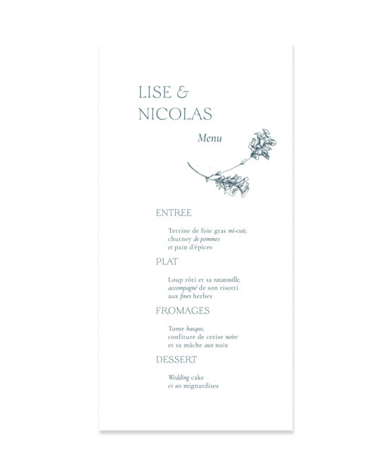 Menu • Bloom