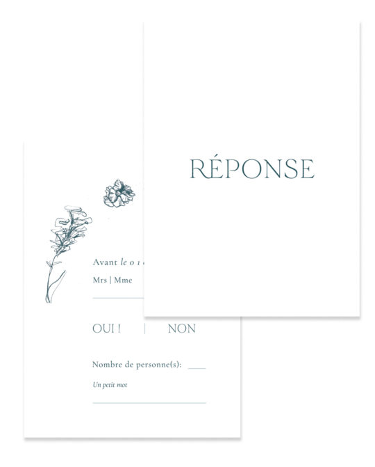Carte RSVP • Bloom