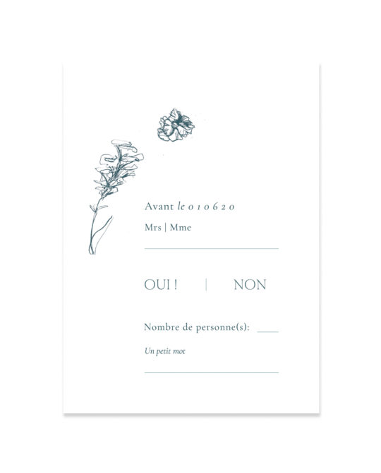 Carte RSVP • Bloom – Image 3
