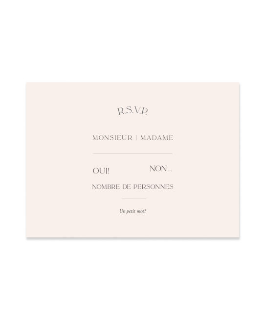 Carte RSVP • Rivage – Image 3