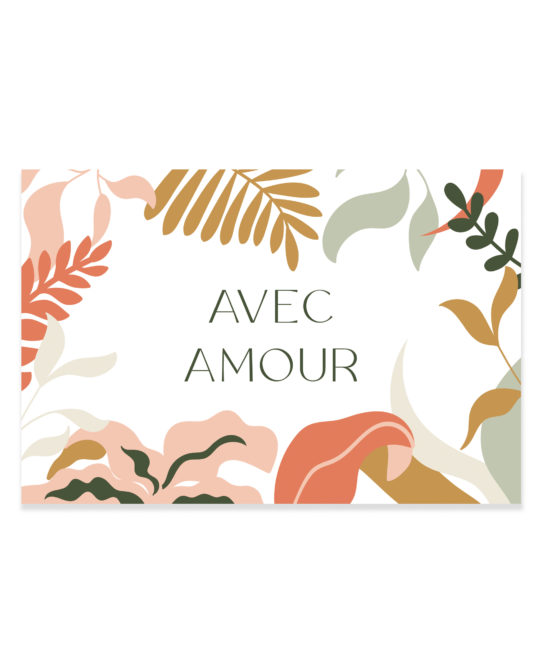 Carte & Affiche • Amour Florescence