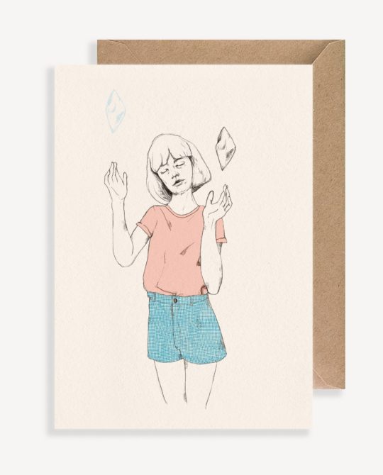 Carte & Affiche • Girl with magic