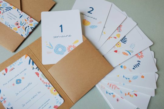 Les cartes Premiers mois • Collection Liberty