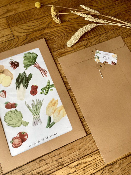 Les 4 Affiches Paniers Fruits & Légumes de saison – Image 3