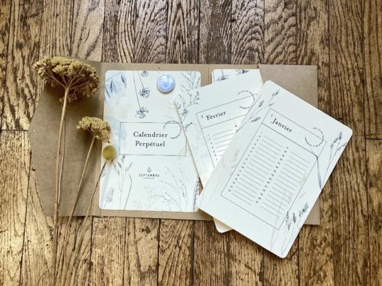 Le Calendrier Perpétuel aux fleurs séchées – Image 2