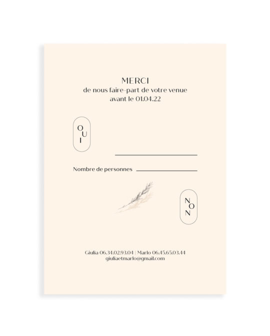 Carte RSVP • Pampa – Image 3