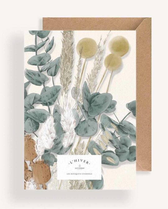 Carte & Affiche • Les bouquets éternels