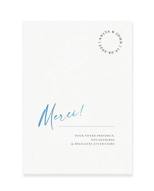 Carte remerciement • Signature – Image 3