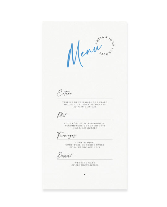 Menu • Signature