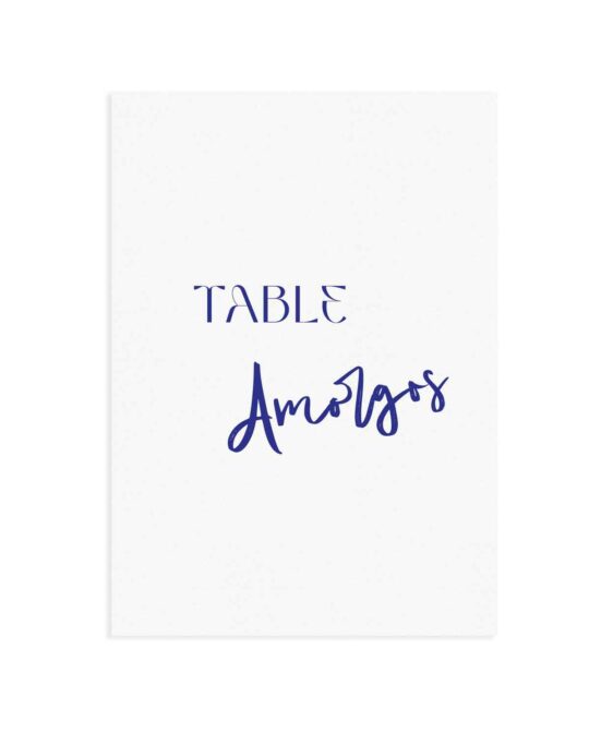 Nom de table • Santorini
