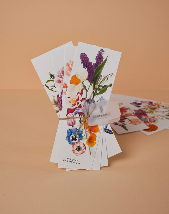Les 4 Marque-pages • Les bouquets de saisons