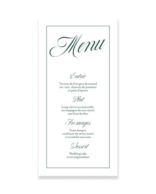 Menu • Ravello
