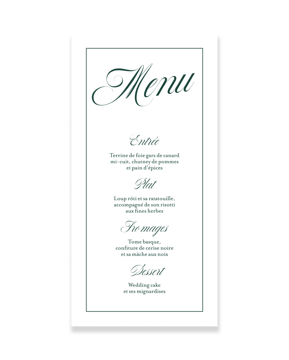 Menu • Ravello