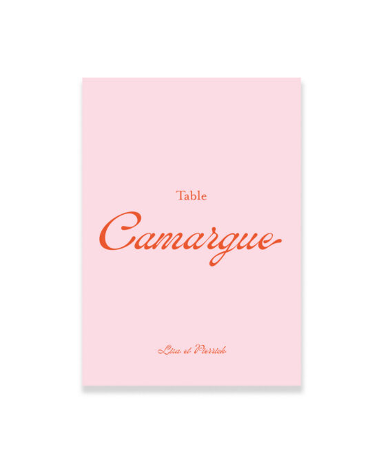 Nom de table • Manadera