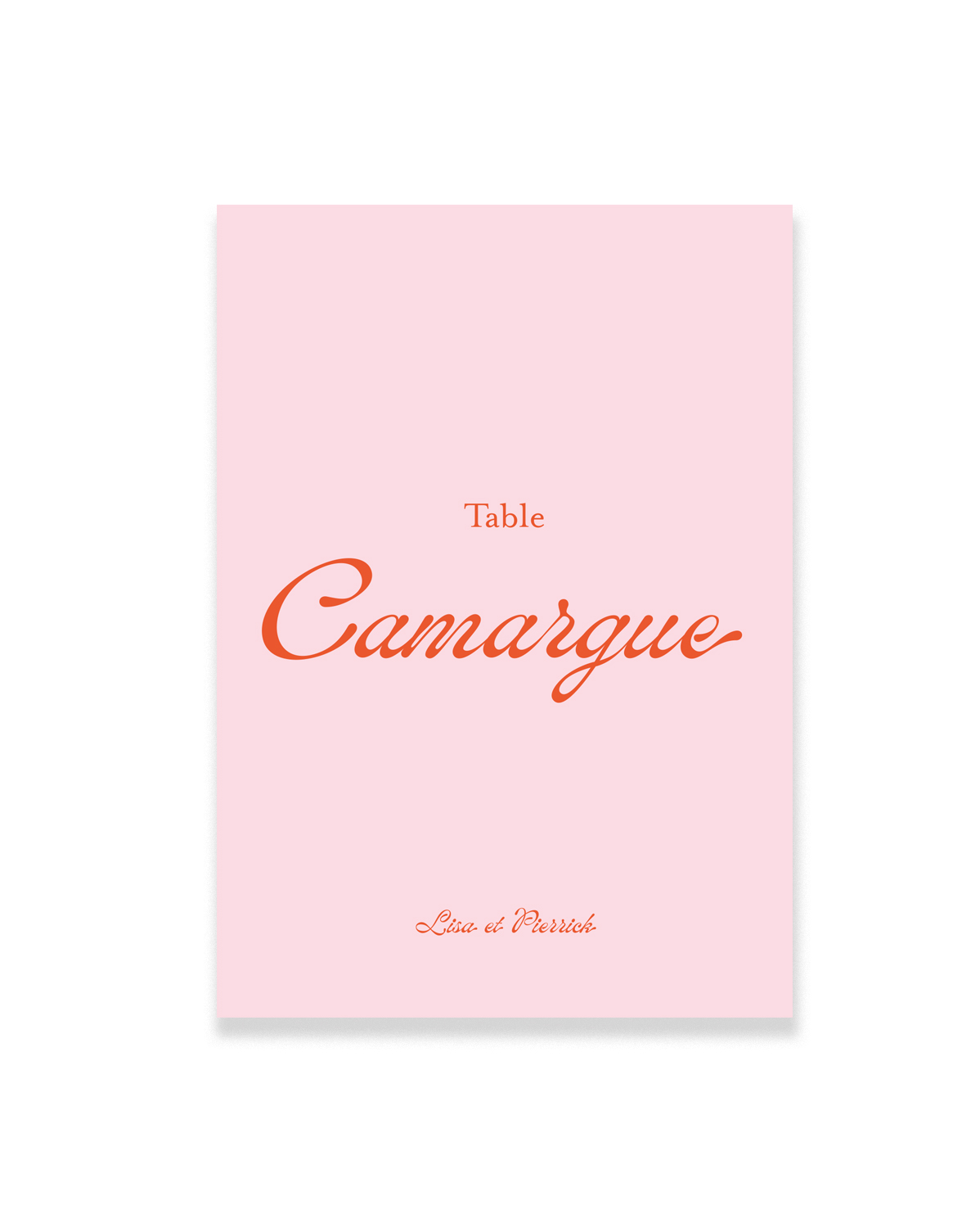 Nom de table • Manadera