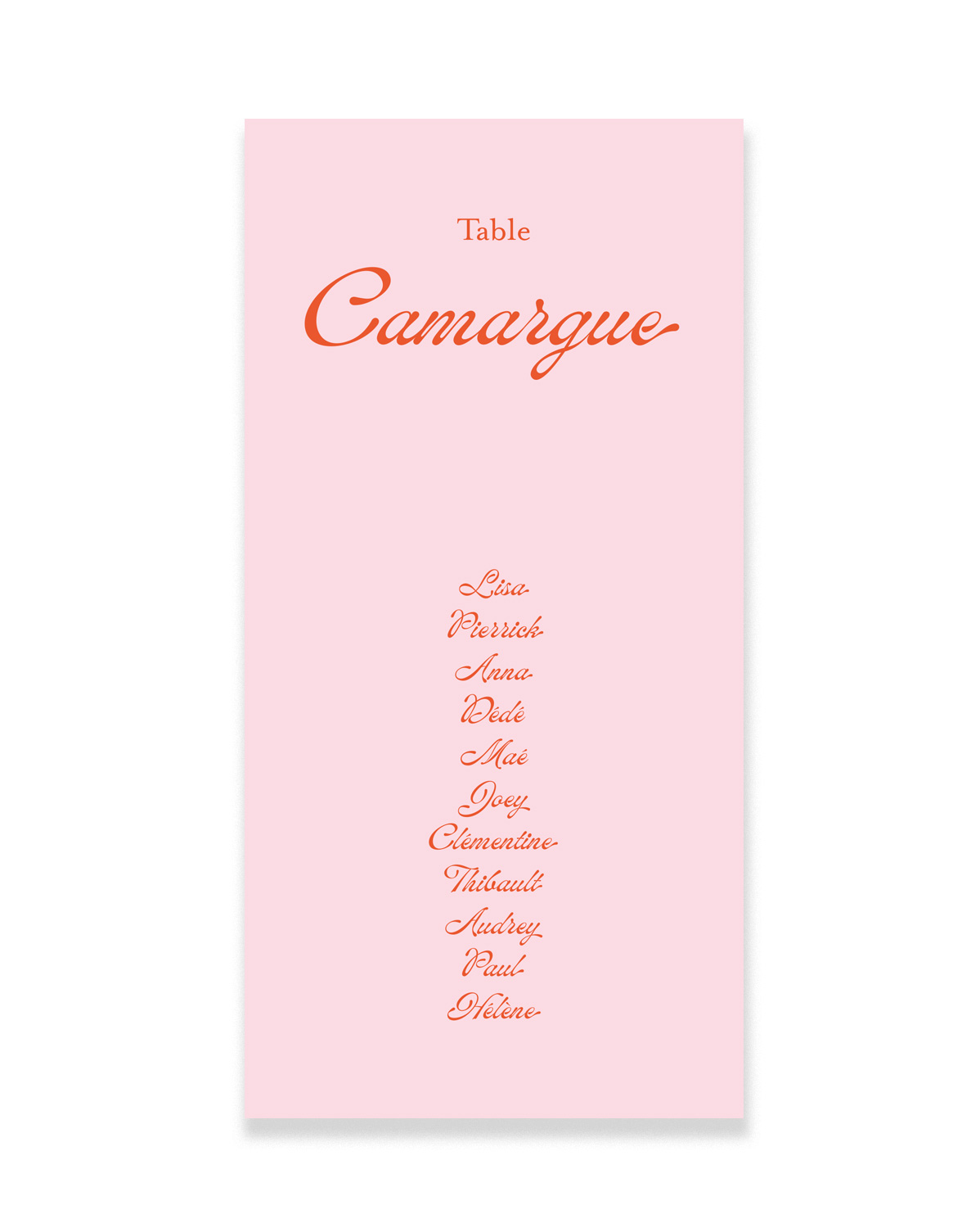 Plan de table • Manadera