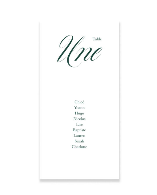 Plan de table • Ravello