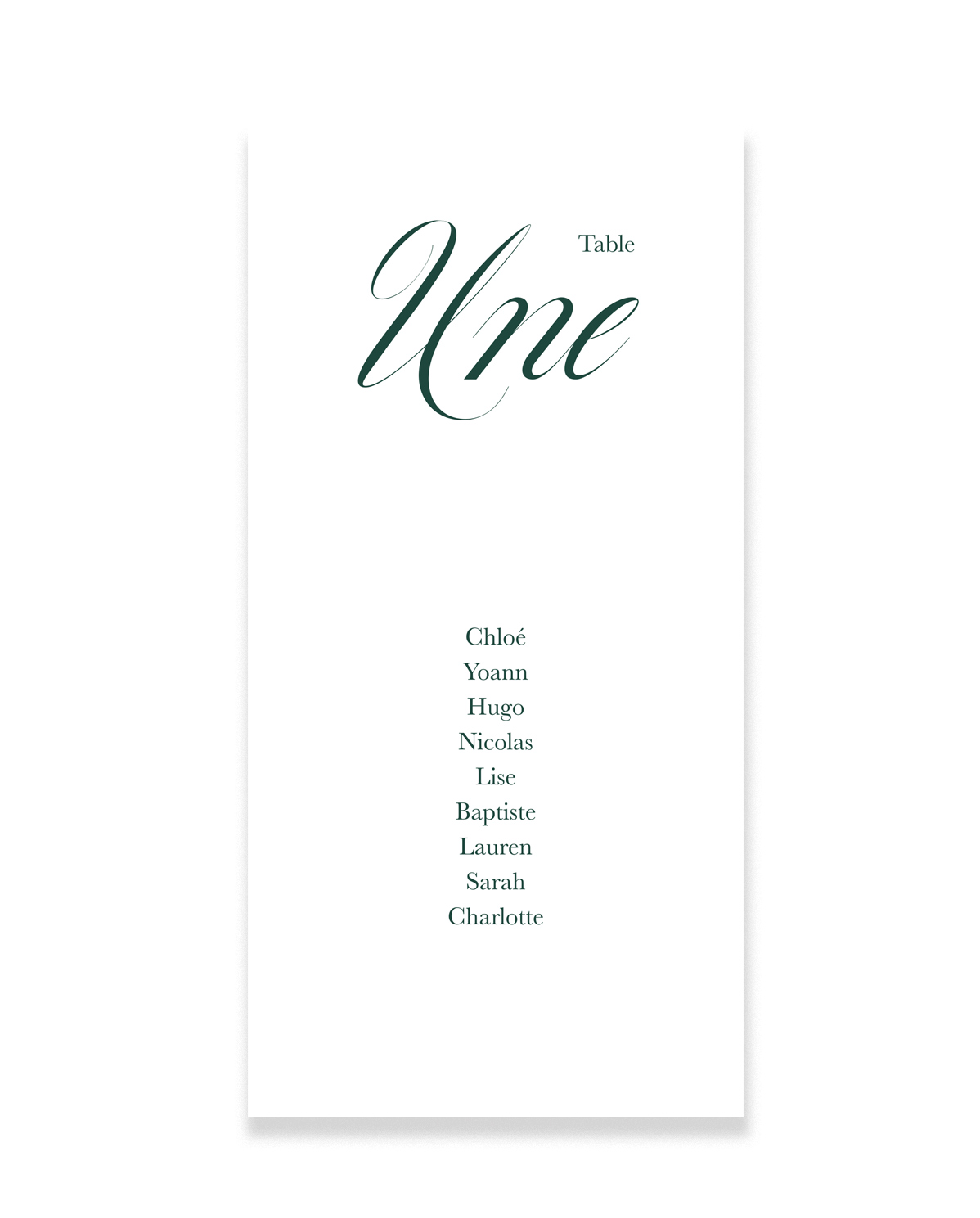 Plan de table • Ravello